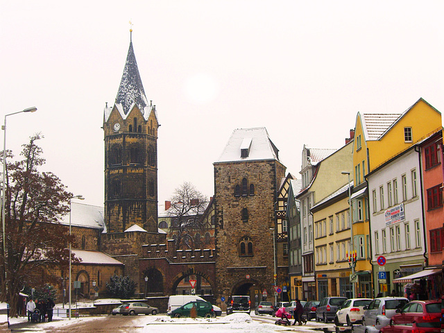 Blick zum Martinstor in Eisenach