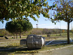 Sculpture in the park.