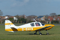 G-BAKW at Solent Airport - 17 February 2018