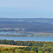 Aussicht vom Napoleonturm auf die Insel Reichenau und den Untersee/Bodensee ... view on black background (© Buelipix)