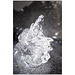 Ice stalagmite