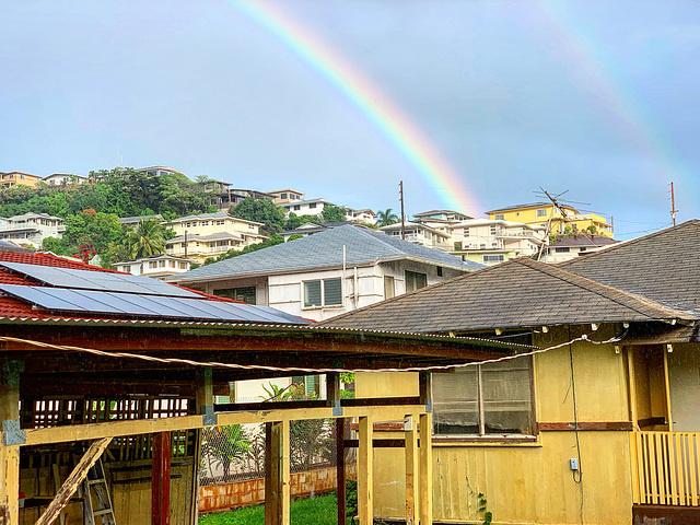 late in the day in Kaimuki