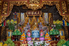 Altar in the temple on Fansipan top station