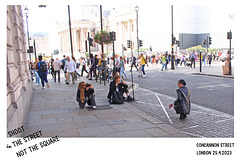 SHOOT in the STREET not the SQUARE  London 25 9 2023