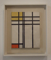 Opposition of Lines: Red and Yellow by Mondrian in the Philadelphia Museum of Art, January 2012