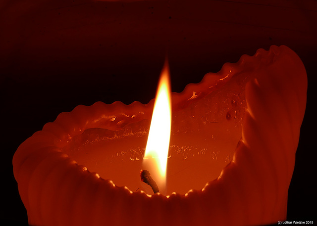 Candle without wind...
