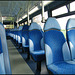 seats on an empty bus