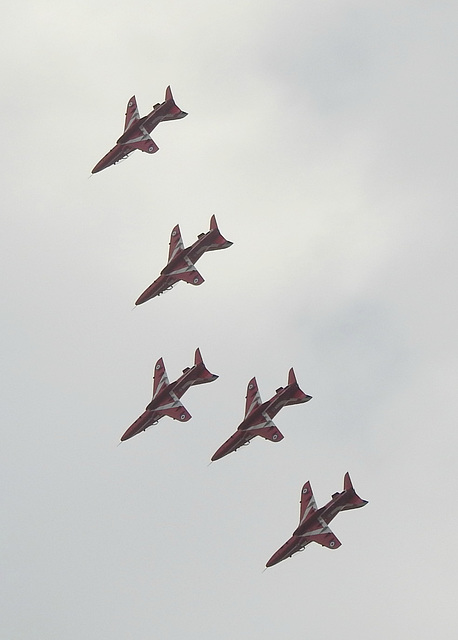The Red Arrows at Cowes Week - 4 August 2017