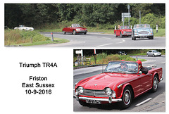 Triumph TR4A - Friston - Sussex - 10.9.2016