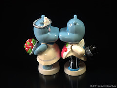 Happy Hippo-Hochzeits-Kuss, Ferrero-Figuren mit Magnet-Kuss