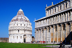 IT - Pisa - Battistero and part of Duomo