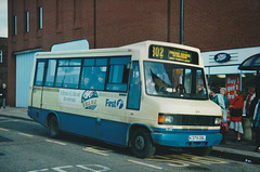 First Eastern Counties 879 (K379 DBL) in Bury St. Edmunds – 16 Jan 1999