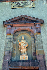 Über dem Eingang zur Kirche St. Peter und Paul (Eguisheim)