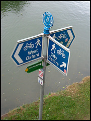 Cycle Network signage clutter