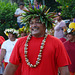 Polynésie Française, The Maupiti Atoll, Dancer on the Festive Performance