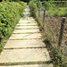 Path between gardens