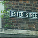 Chester Street street sign