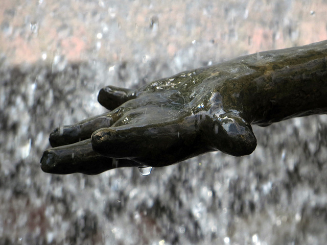 Wet hand