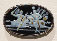 Cameo with Shapur I and Valerian in the Metropolitan Museum of Art, March 2019