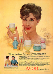 Avon Cosmetics Ad, 1959