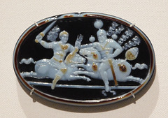 Cameo with Shapur I and Valerian in the Metropolitan Museum of Art, March 2019