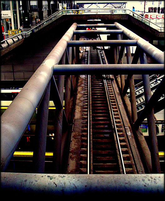 Príncipe Pío metro and main line station, Madrid.