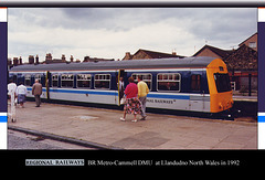 BR Metro Cammell DMU - Llandudno - 1992