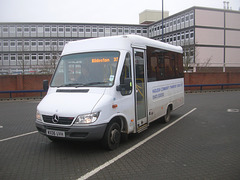 Hadleigh Community Transport Group WX06 UVH in Bury St. Edmunds - 20 Dec 2012 (DSCN9485)