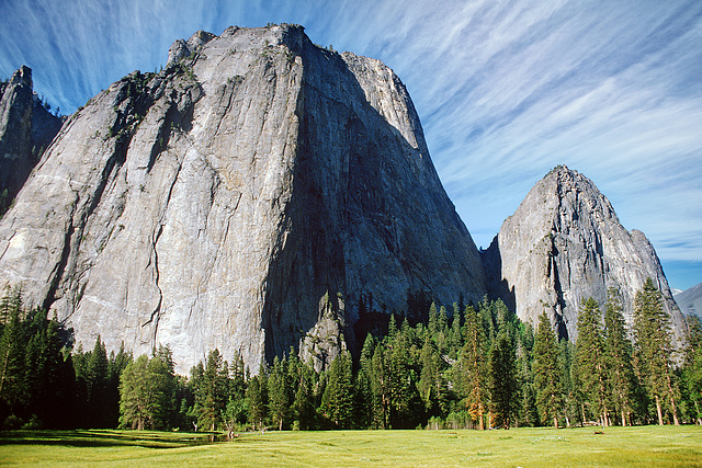 Yosemite - Cathedral Rocks - 1986