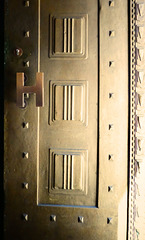 Detail der Tür zum Hübnerhaus