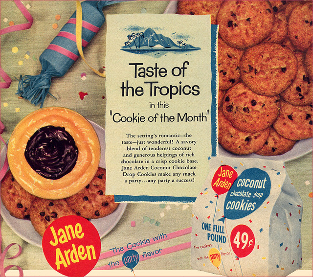 Jane Arden Cookie Ad, 1956