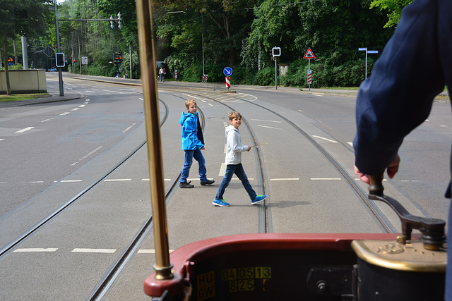 Leipzig 2015 – Straßenbahnmuseum – A trip with tram 179 – New tram lovers