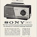 Sony Transistor Radio Ad, 1959