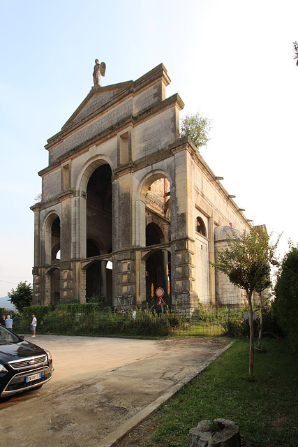 The abandoned, uncompleted, cathedral of Comune di Brendola in Colli Berici, Veneto