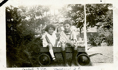 Carlyle and Mildred, Plus a Cart in Chiavenna, Italy