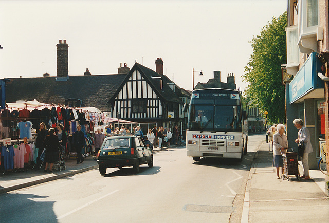 381/02 Premier Travel Services (Cambus Holdings) G381 REG in Mildenhall - 13 May 1994