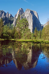 Yosemite - Cathedral Rocks - 1986