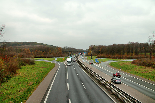 A43, Autobahnauffahrt Bochum-Laer / 20.11.2018