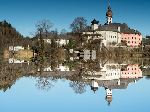 Kloster Höglwörth - Aquarell
