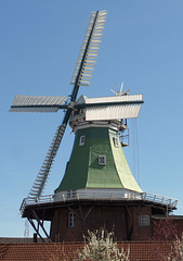 Windmühle in Hollern-Twielenfleth im Alten Land