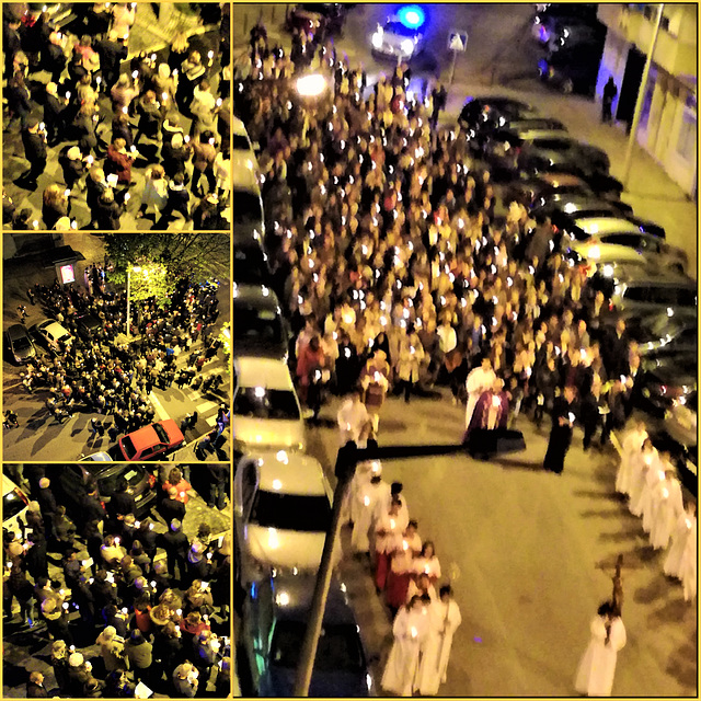 Good Friday, the Via Sacra Procession in my street