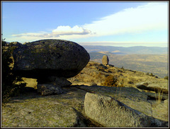 Sierra de La Cabrera granite, finely poised.
