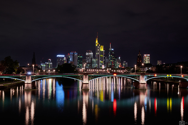 Nightshot of Frankfurt