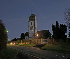 Bergkirche von Neunkirch 8213   Kurz nach Sonnenuntergang