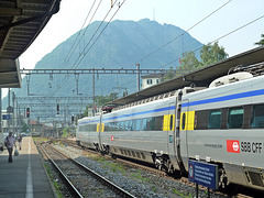 CISALPINO im Bahnhof Lugano