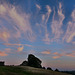 The skies above Kendal Castle