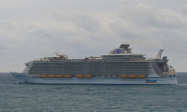 Harmony of the Seas leaving Port Everglades - 10 March 2018