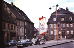 Eisleben (à l'époque RDA Allemagne de l'Est /damals DDR) avril 1977. (Diapositive numérisée).