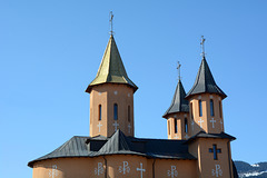 Romania, Borșa, Typical Romanian Orthodox Church