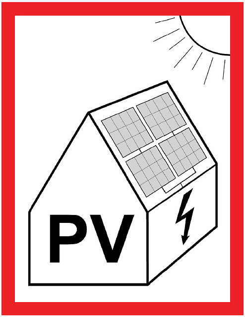 Photovoltaics Warning Sign